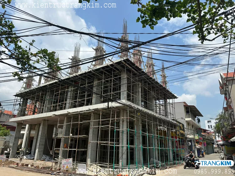 Hình ảnh quá trình thi công xây dựng phần thô 9