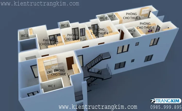 Hình ảnh phối cảnh kiến trúc công trình 9