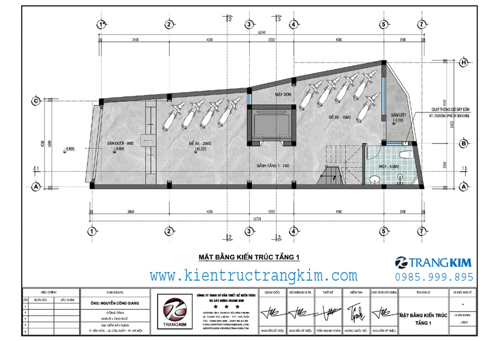 Mặt bằng thiết kế tầng 1 1 Mặt bằng thiết kế tầng 1 1