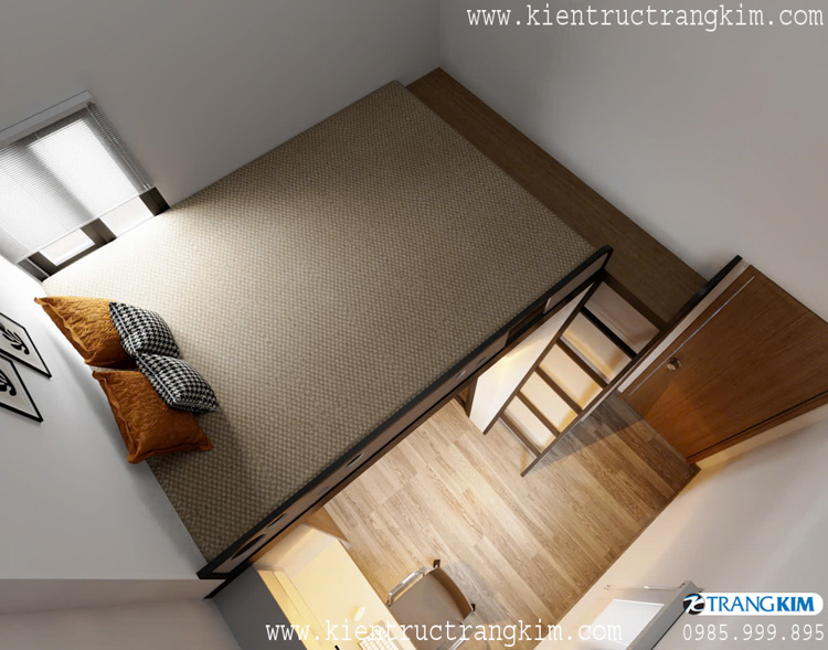 Nội thất phòng cho thuê 01 7 Thiết kế nhà cho thuê 60m2 với 4 phòng khép kín