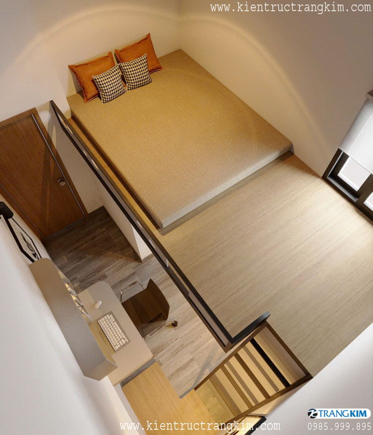 Nội Thất phòng cho thuê 02 3 Thiết kế nhà cho thuê 60m2 với 4 phòng khép kín