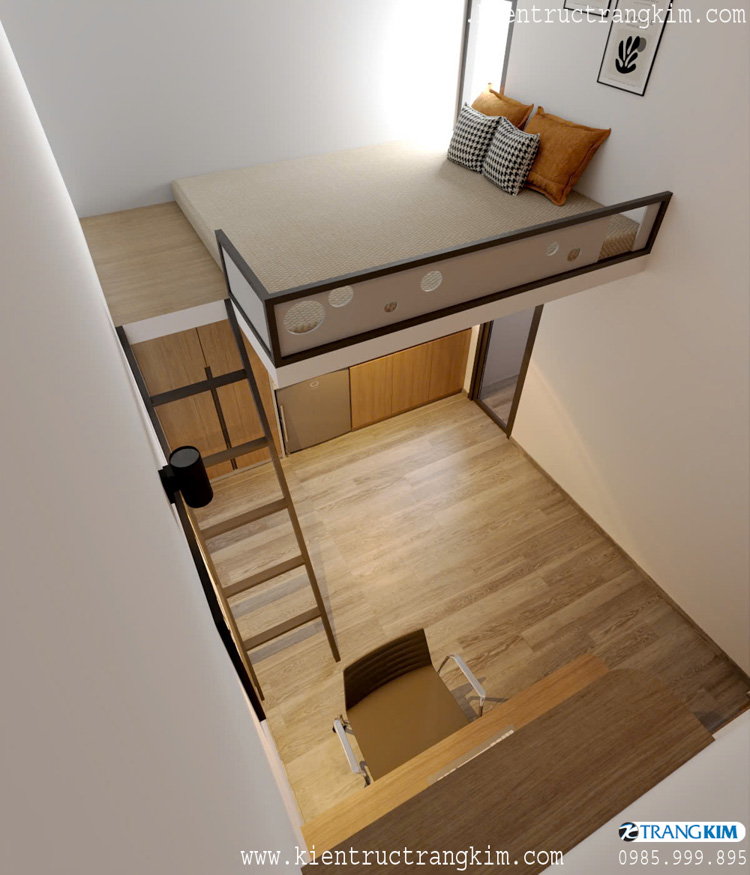 Nội Thất phòng cho thuê 03 3 Thiết kế nhà cho thuê 60m2 với 4 phòng khép kín