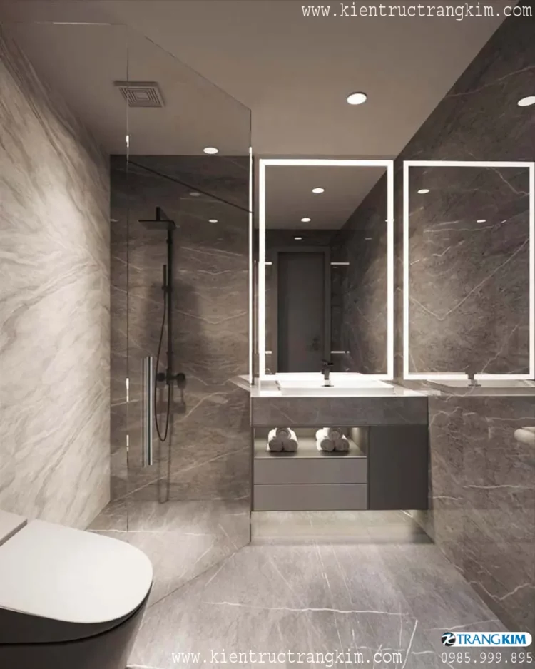 Nội thất không gian wc phòng ngủ Master 1