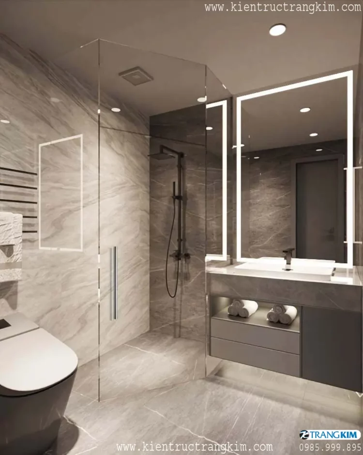 Nội thất không gian wc phòng ngủ Master 2