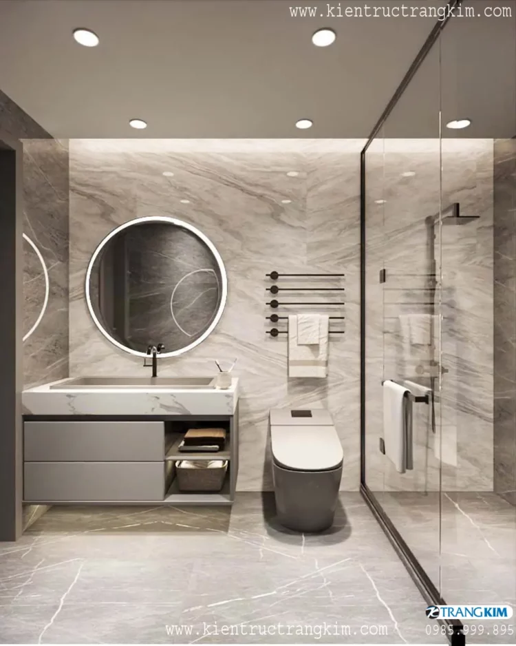 Nội thất không gian wc phòng ngủ con 1