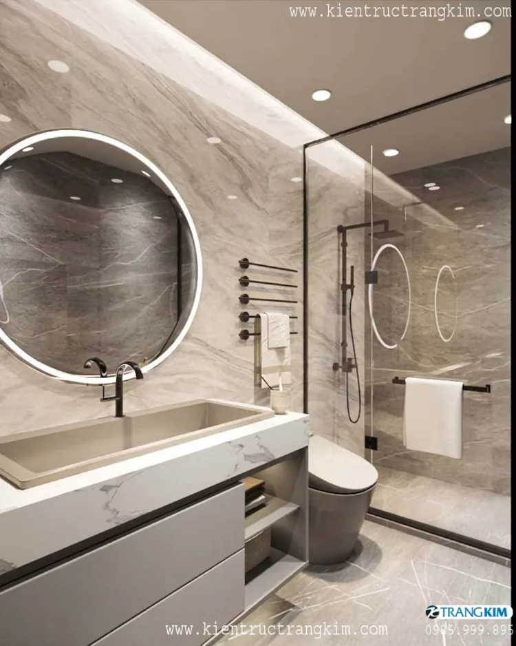 Nội thất không gian wc phòng ngủ con 2