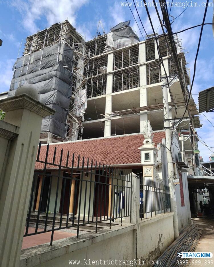 Hình ảnh thi công công trình chung cư mini cho thuê hiện đại kết hợp ở gia đình tầng 1 10