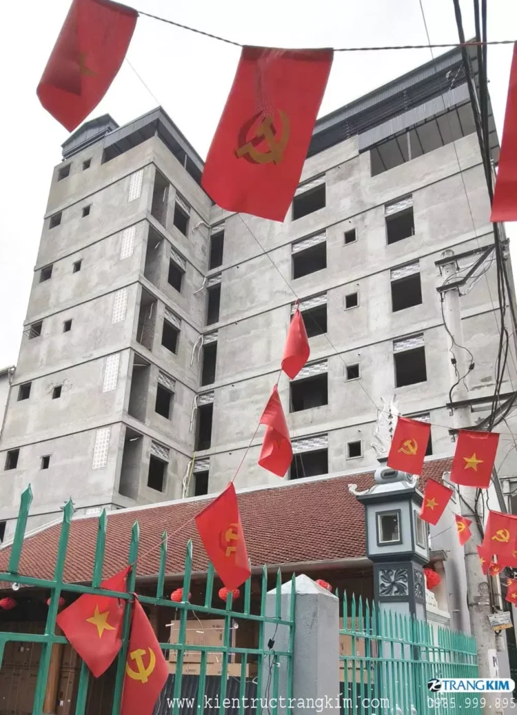 Hình ảnh thi công công trình chung cư mini cho thuê hiện đại kết hợp ở gia đình tầng 1 12