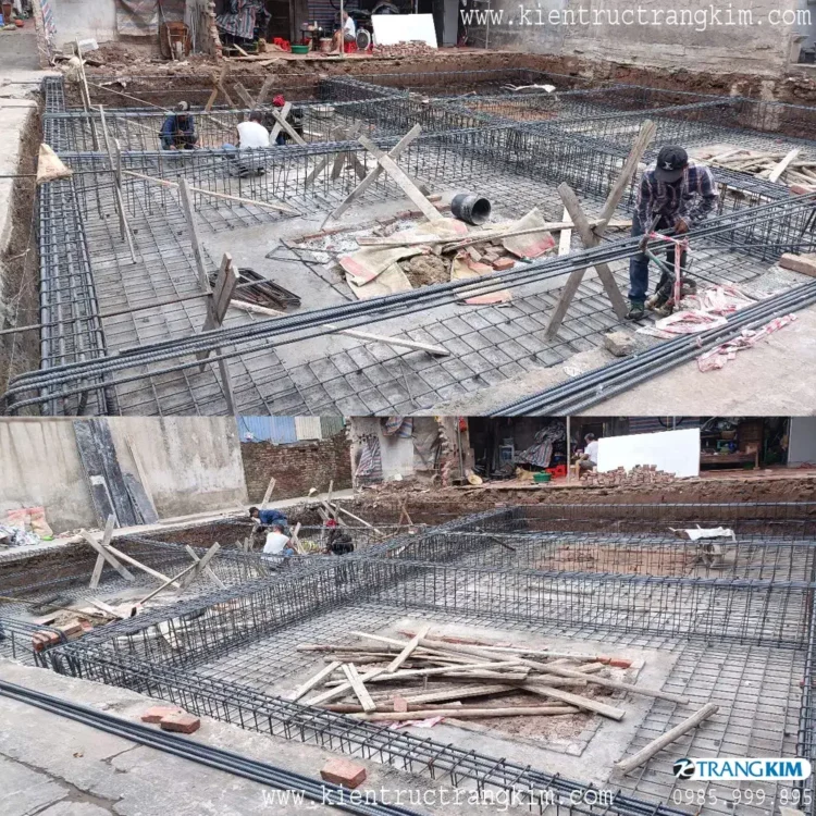 Hình ảnh công trình trong quá trình thi công 1 Hình ảnh công trình trong quá trình thi công 1