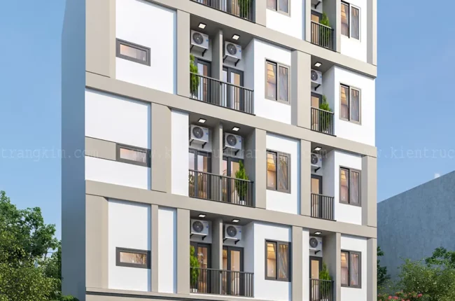 Mặt tiền nhà phố hiện đại 4 tầng, thiết kế đơn giản, tinh tế.