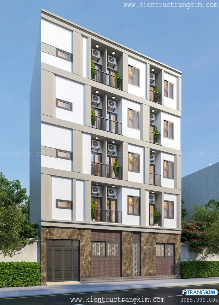 Thiết kế chung cư mini 100m2 tại Hoàng Mai, Hà Nội 1