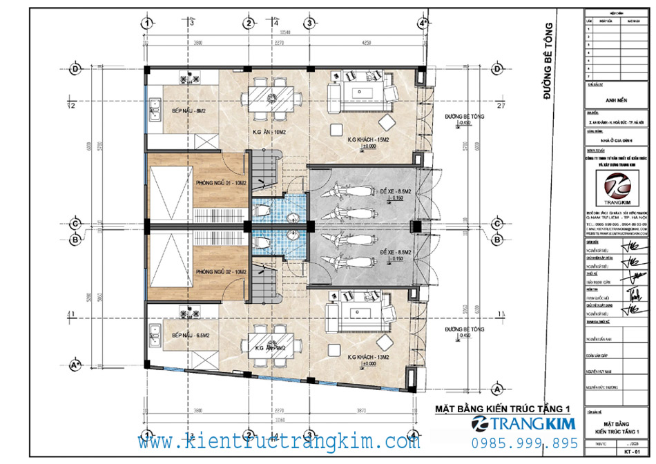 Mặt bằng thiết kế tầng 1 1 Mặt bằng thiết kế tầng 1 1