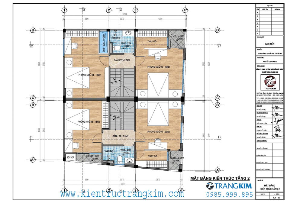 Mặt bằng thiết kế tầng 2 1 Mặt bằng thiết kế tầng 2 1