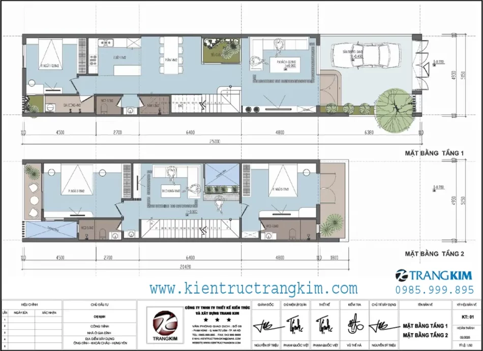 Mặt bằng thiết kế tầng 1 và tầng 2 1 Mặt bằng thiết kế tầng 1 và tầng 2 1