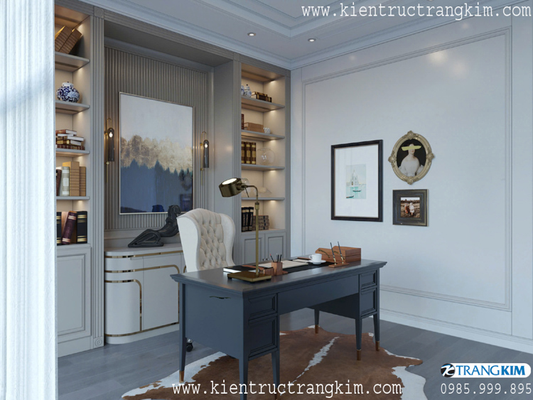 Thiết kế nội thất biệt thự 2 tầng mái Nhật hiện đại