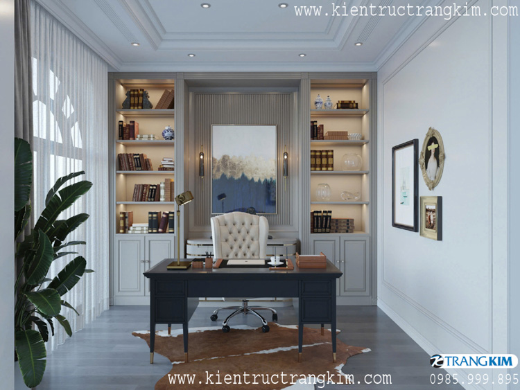 Thiết kế nội thất biệt thự 2 tầng mái Nhật hiện đại