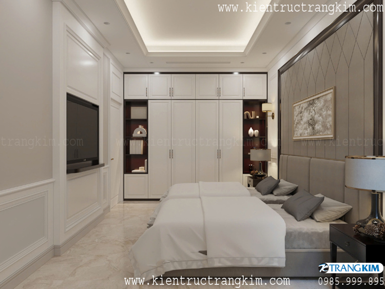 Thiết kế nội thất biệt thự 2 tầng mái Nhật hiện đại