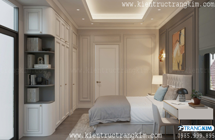 Thiết kế nội thất biệt thự 2 tầng mái Nhật hiện đại