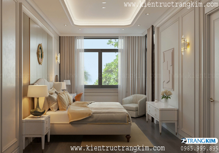 Thiết kế nội thất biệt thự 2 tầng mái Nhật hiện đại