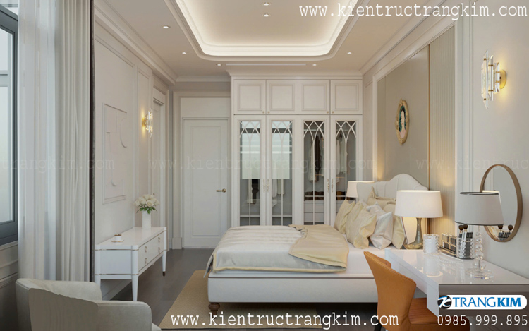 Thiết kế nội thất biệt thự 2 tầng mái Nhật hiện đại