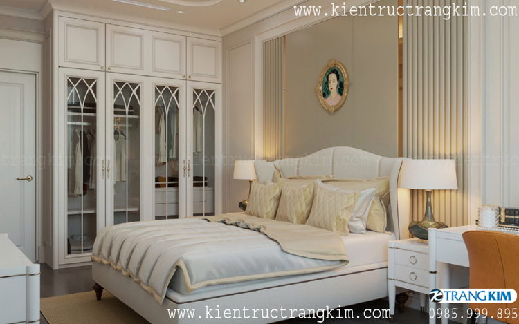 Thiết kế nội thất biệt thự 2 tầng mái Nhật hiện đại