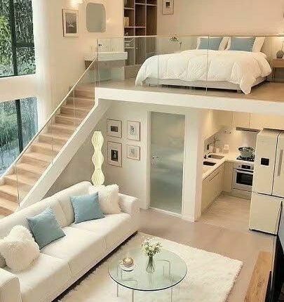 Không gian sống nhỏ gọn, hiện đại với thiết kế thông minh, tối ưu diện tích.