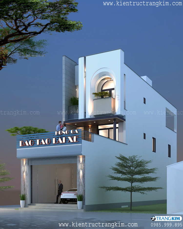 Thiết kế nhà ống 3 tầng hiện đại diện tích 5.7 x 29m