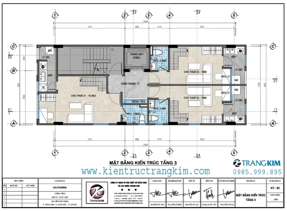 Mặt bằng thiết kế tầng 3 1