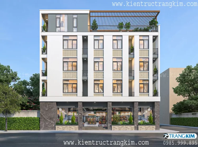 Hình ảnh phối cảnh kiến trúc công trình 1 Hình ảnh phối cảnh kiến trúc công trình 1