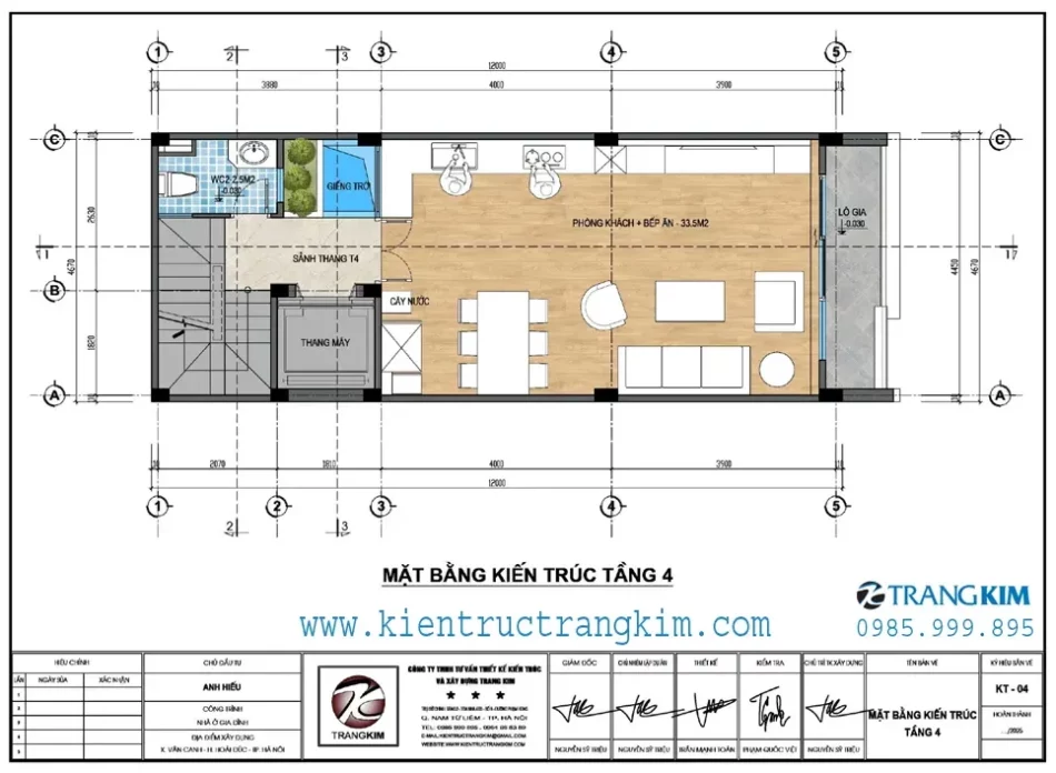 Mặt bằng thiết kế tầng 4 1