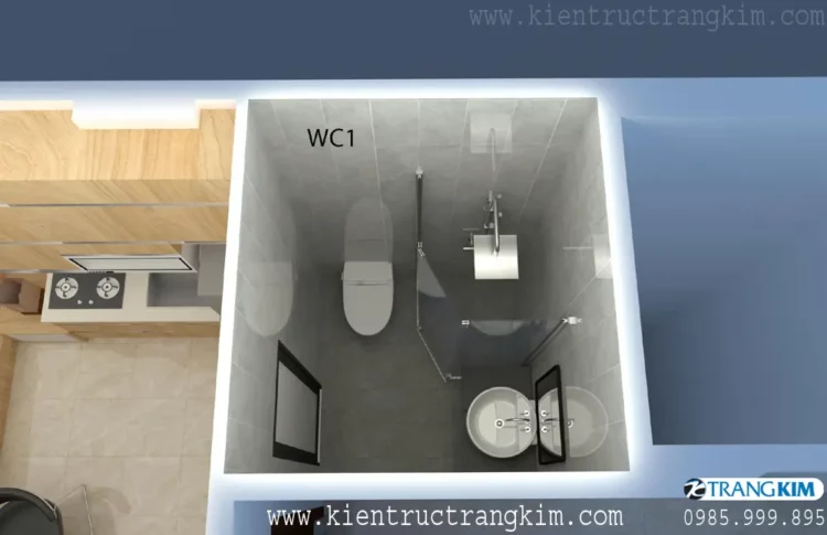 Hình ảnh phối cảnh nội thất chung cư mini cho thuê. 6