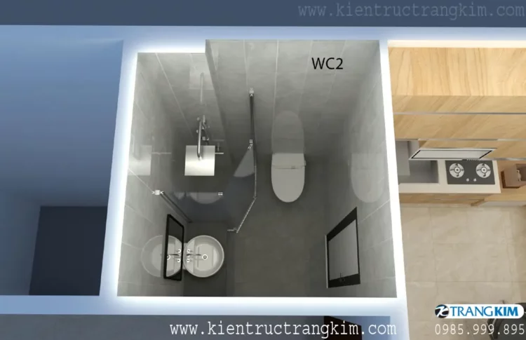 Hình ảnh phối cảnh nội thất chung cư mini cho thuê. 7