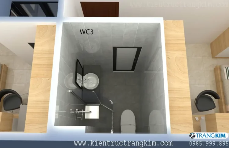 Hình ảnh phối cảnh nội thất chung cư mini cho thuê. 8