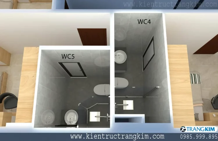 Hình ảnh phối cảnh nội thất chung cư mini cho thuê. 9