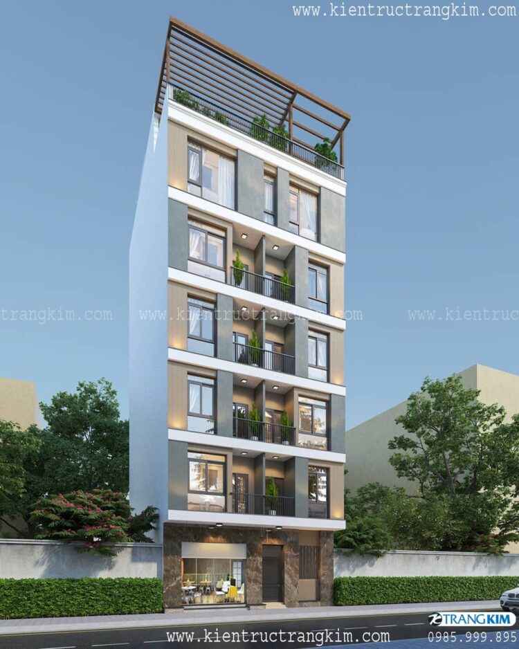 Thiết kế chung cư mini đẹp 115m2 kết hợp ở gia đình. 1 Thiết kế chung cư mini đẹp 115m2 kết hợp ở gia đình. 1