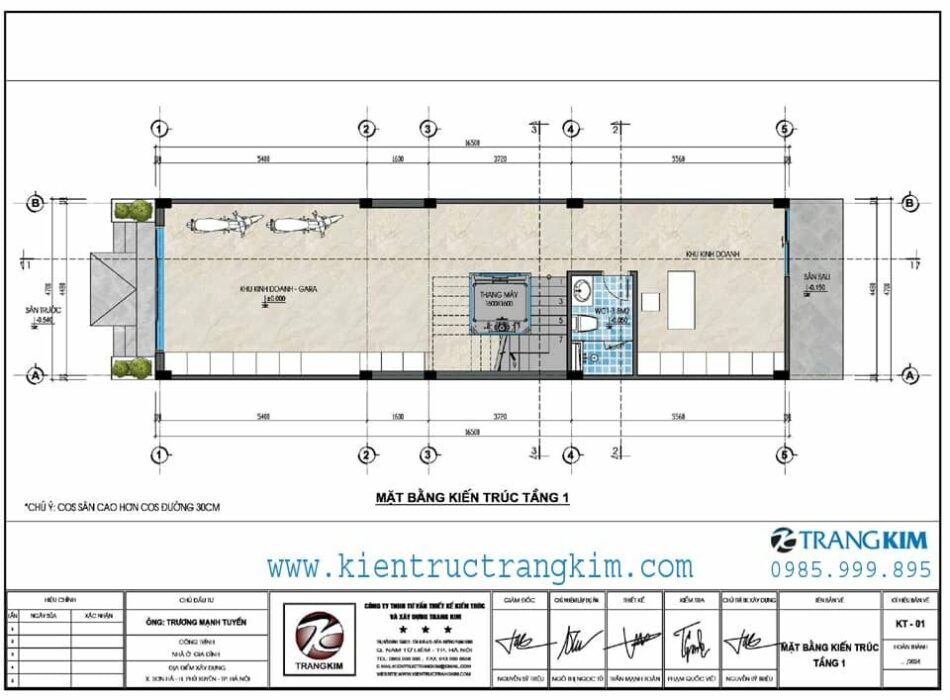 Mặt bằng thiết kế tầng 1 1 Mặt bằng thiết kế tầng 1 1