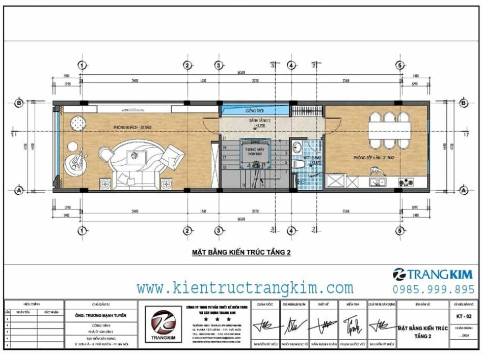 Mặt bằng thiết kế tầng 2 1 Mặt bằng thiết kế tầng 2 1