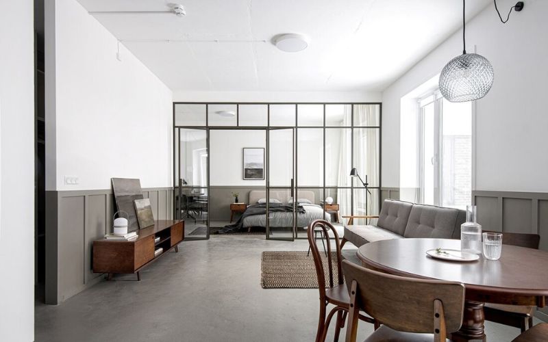 Mẫu 7: Phong cách công nghiệp cá tính mạnh mẽ 1 Mẫu 7: Phong cách công nghiệp cá tính mạnh mẽ 1