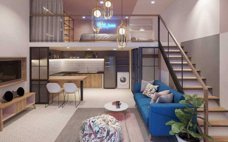 Gác lửng kết hợp đa năng 1