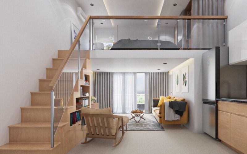 Lưu ý khi thiết kế gác lửng dành cho chung cư mini 1