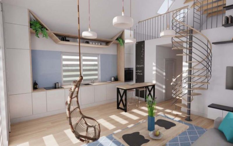 Xu hướng thiết kế gác lửng chung cư mini hiện nay 1