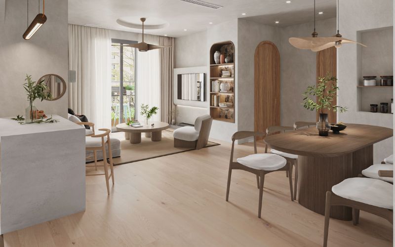 4 Gợi ý thiết kế phong cách Bắc Âu chung cư mini tinh tế  1