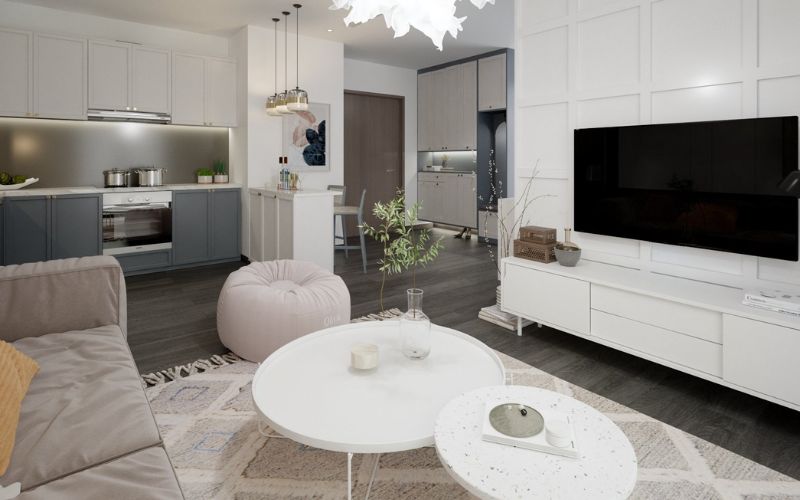 Dự toán chi phí thiết kế chung cư mini phong cách Bắc Âu 1