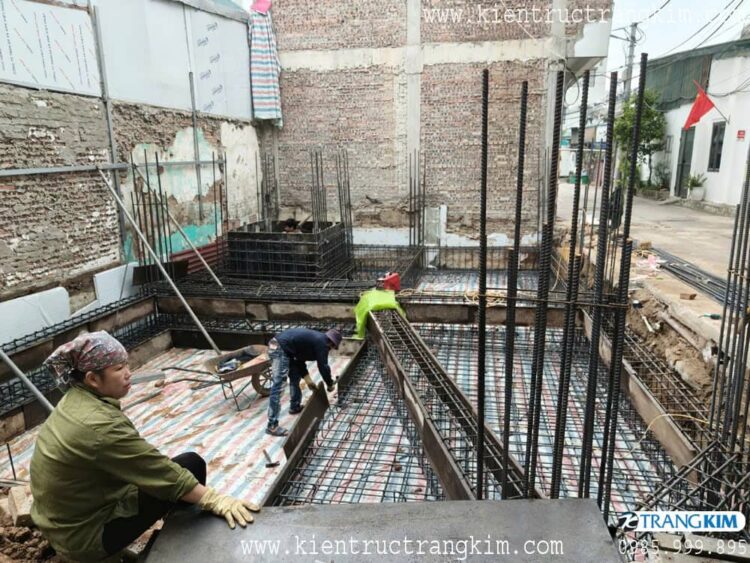 Hình ảnh công trình đang trong quá trình thi công 1