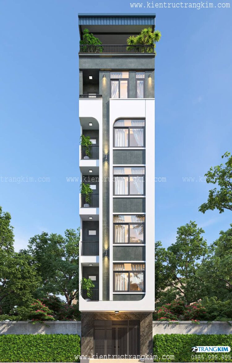 Thiết kế chung cư mini 50m2 cho thuê trọ tại Yên Nghĩa, Hà Nội. 1