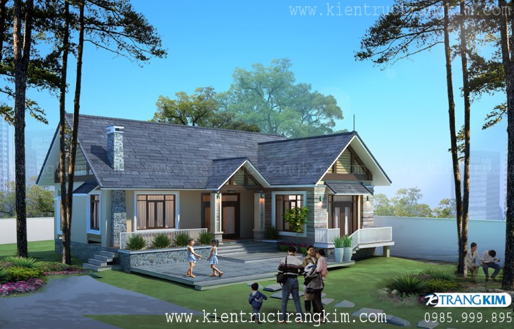 Nhà cấp 4 mái Thái 1