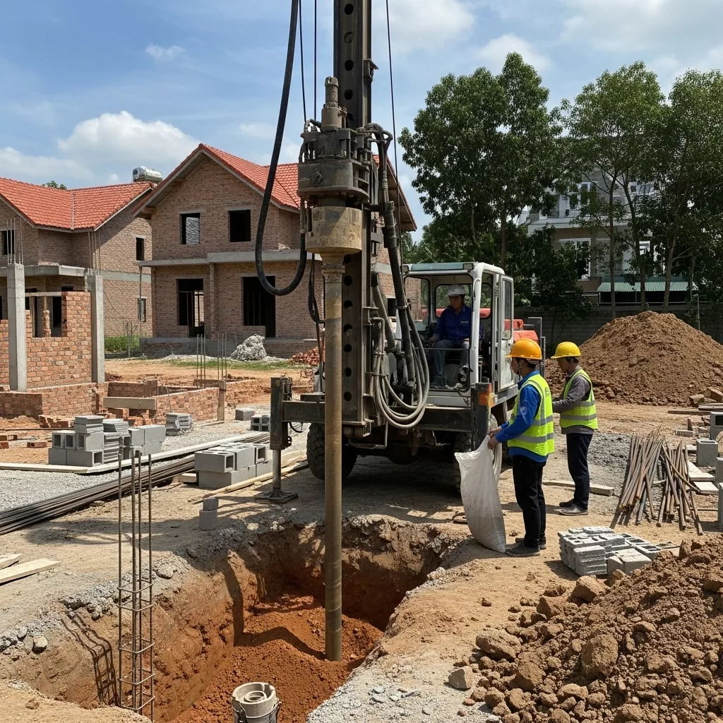 Khoan khảo sát – thí nghiệm – phân tích lớp đất yếu 1 Khoan khảo sát – thí nghiệm – phân tích lớp đất yếu 1