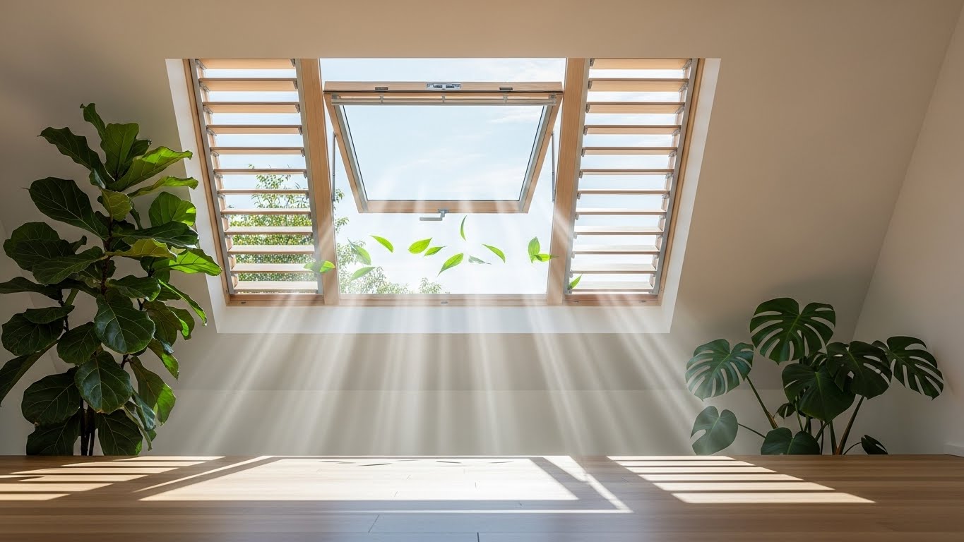 Giải pháp thông gió tự nhiên và lấy sáng hành lang 1 Giải pháp thông gió tự nhiên và lấy sáng hành lang 1