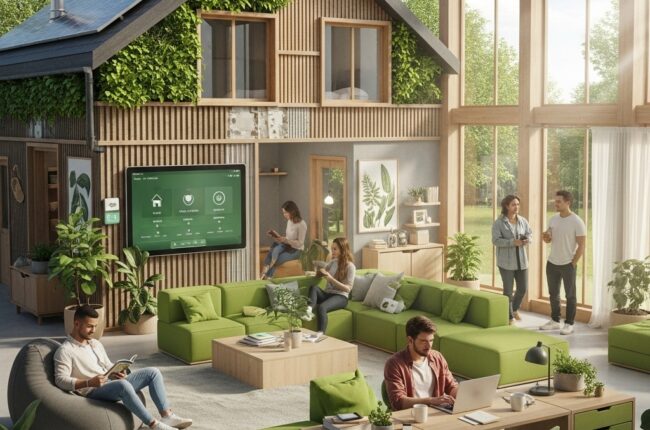 Thiết Kế Không Gian Chung Trong Khu Nhà Trọ Hiện Đại Thiết Kế Không Gian Chung Trong Khu Nhà Trọ Hiện Đại