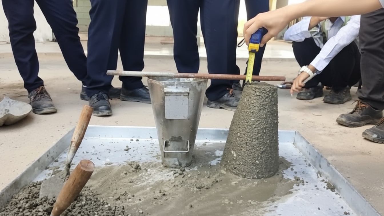 Độ sụt bê tông và ảnh hưởng đến thi công thực tế 1 Độ sụt bê tông và ảnh hưởng đến thi công thực tế 1